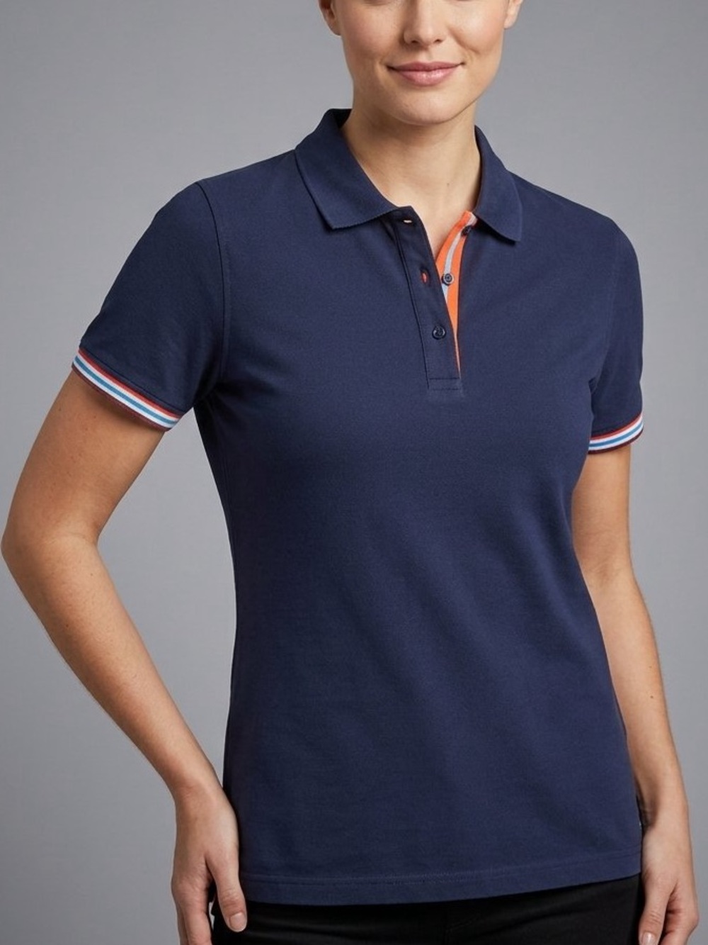 Boden women’s Cotton Polo Blue Size Large
